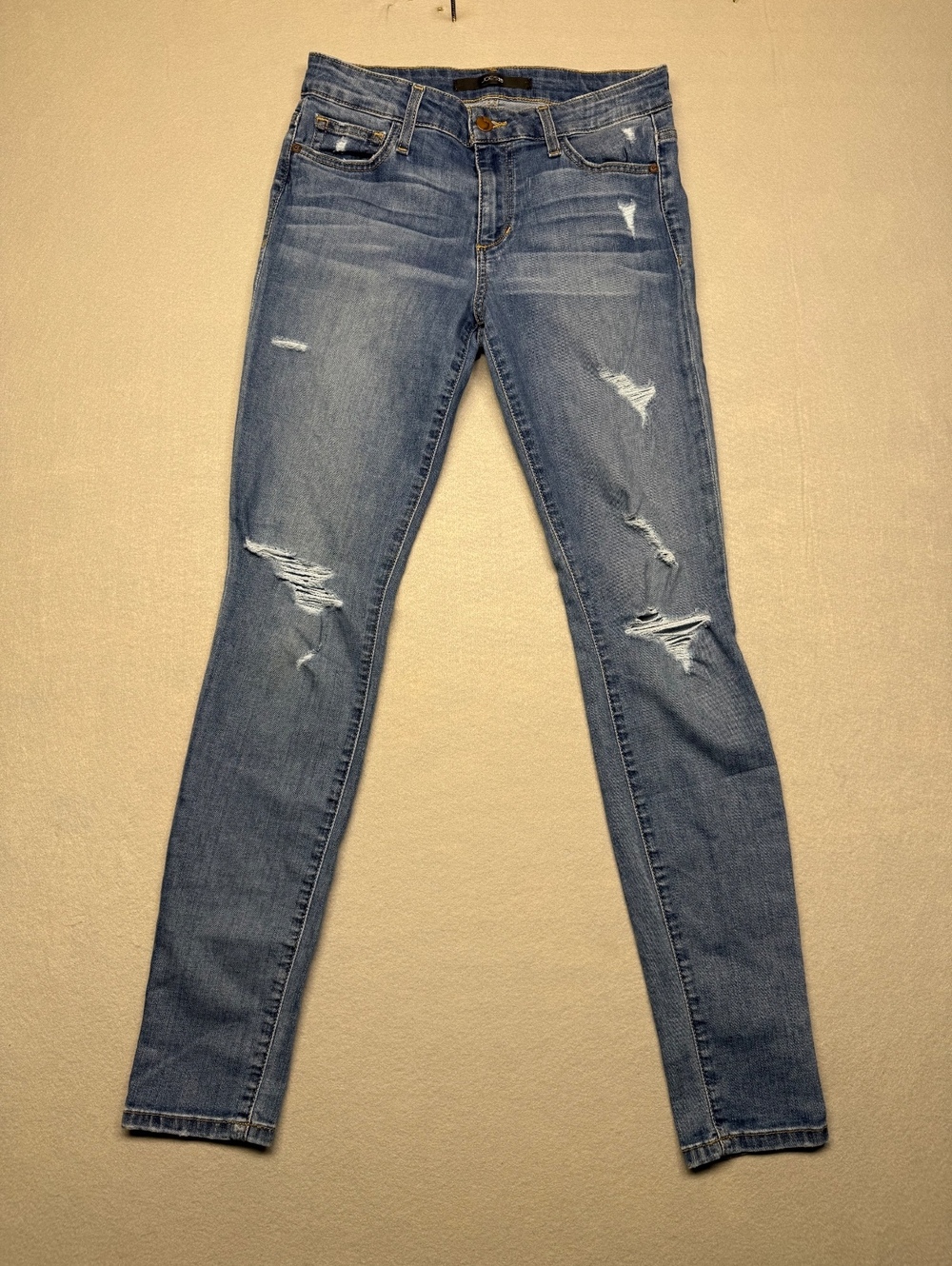 Joe's Distressed Skinny Jeans Women's Size 27 Blue